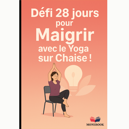 Ebook "Défi 28 jours pour Maigrir avec le Yoga sur Chaise !"